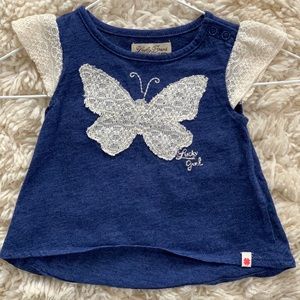 Lucky Brand Butterfly Shirt